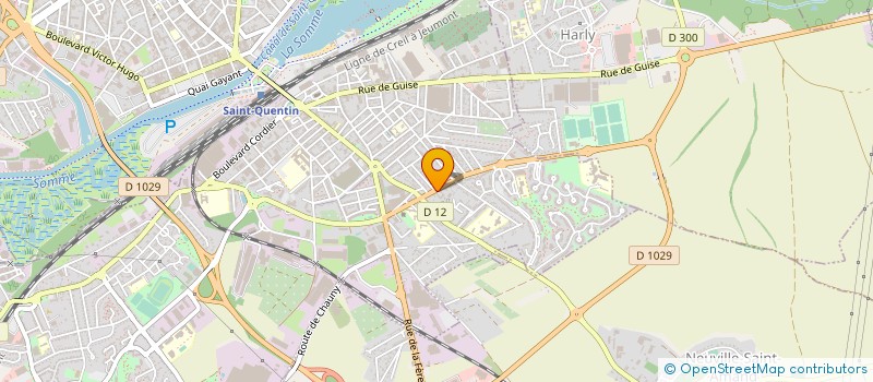 localisation de l'entreprise BOULANGERIE AXONAISE à SAINT-QUENTIN