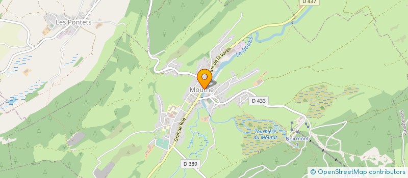 localisation de l'entreprise BOULANGERIE BAILLY  MOUTHE