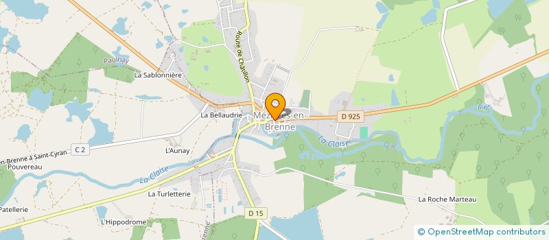 localisation de l'entreprise BOULANGERIE BARBET à MEZIERES-EN-BRENNE