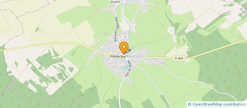 localisation de l'entreprise BOULANGERIE BARBIER  BOUCLANS