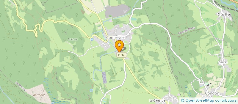 localisation de l'entreprise BOULANGERIE BARDOULET à CONTREVOZ