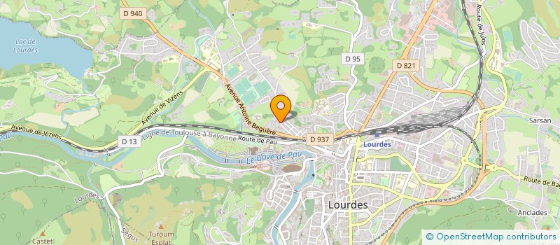 localisation de l'entreprise BOULANGERIE BARZU  LOURDES