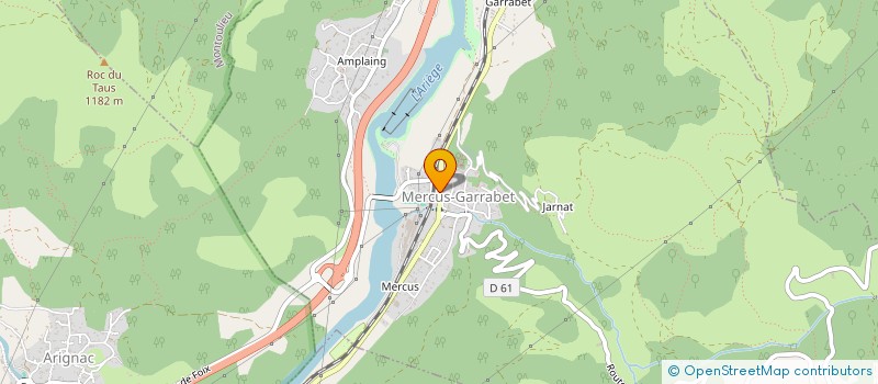localisation de l'entreprise BOULANGERIE BEJI à MERCUS-GARRABET