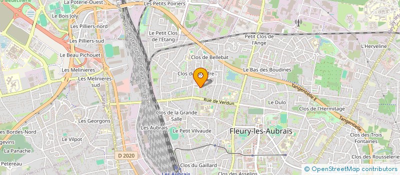 localisation de l'entreprise BOULANGERIE BENDABIHI  FLEURY-LES-AUBRAIS