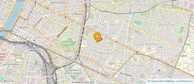 localisation de l'entreprise BOULANGERIE BERLIER  LYON