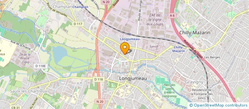 localisation de l'entreprise BOULANGERIE BIO HOUDAN à SAULX-LES-CHARTREUX
