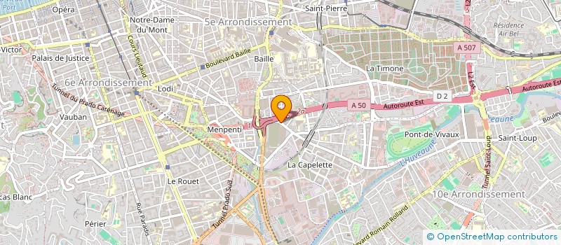 localisation de l'entreprise BOULANGERIE BISTROT à MARSEILLE