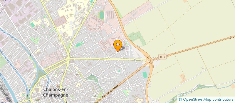 localisation de l'entreprise BOULANGERIE BM  CHALONS-EN-CHAMPAGNE