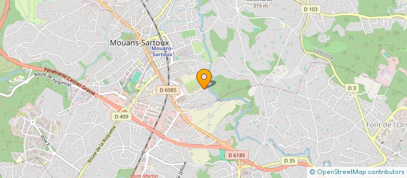 localisation de l'entreprise BOULANGERIE BM MOUGINS à MOUGINS