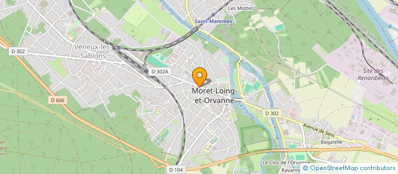 localisation de l'entreprise BOULANGERIE BONICHON à MORET-LOING-ET-ORVANNE