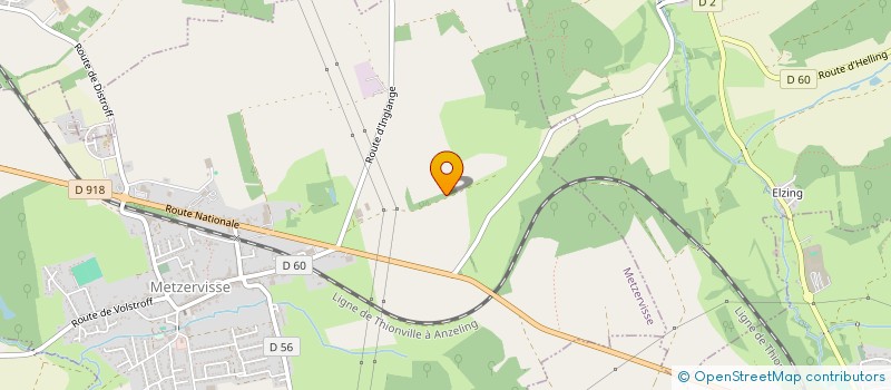 localisation de l'entreprise BOULANGERIE BOUILLET  METZERVISSE