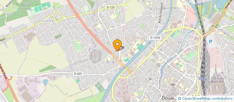 localisation de l'entreprise BOULANGERIE BOUSSART à DOUAI