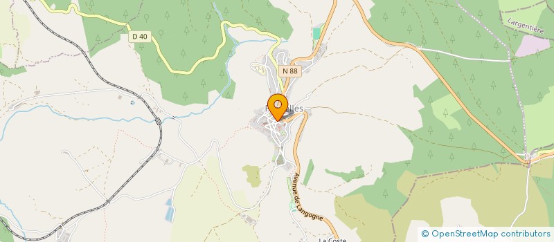 localisation de l'entreprise BOULANGERIE BOYER  PRADELLES