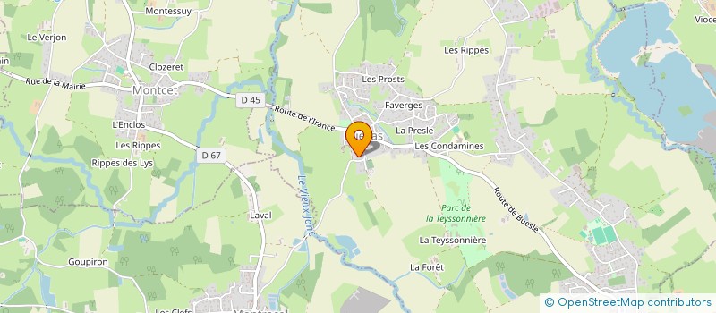 localisation de l'entreprise BOULANGERIE BRIDON à BUELLAS