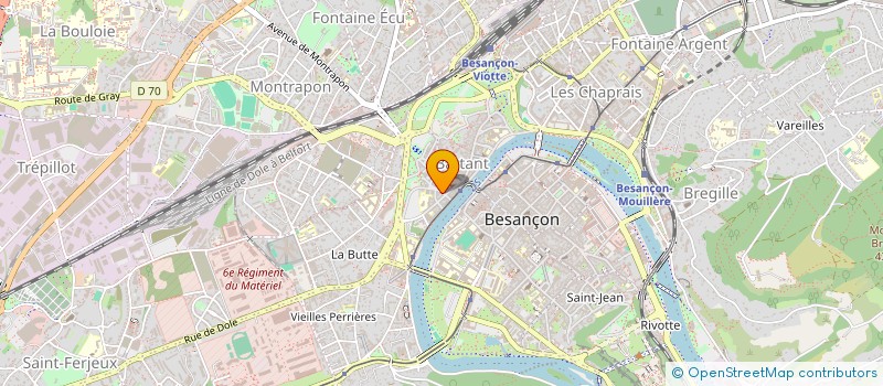 localisation de l'entreprise BOULANGERIE C.W. à BESANCON