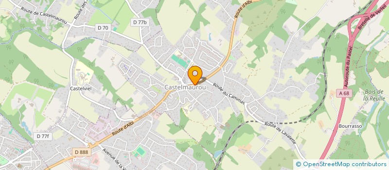 localisation de l'entreprise BOULANGERIE CASTELMAUROU  CASTELMAUROU