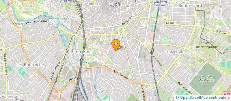 localisation de l'entreprise BOULANGERIE CHAPUIS  DIJON