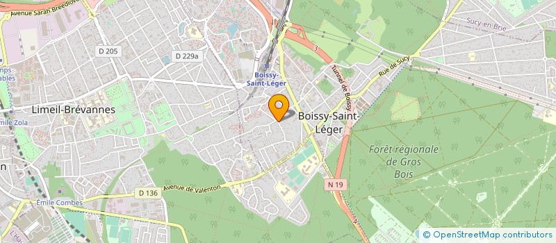 localisation de l'entreprise BOULANGERIE CHDIG à BOISSY-SAINT-LEGER