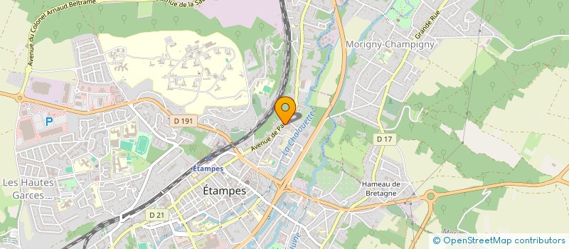 localisation de l'entreprise BOULANGERIE CHEZ ALI à ETAMPES