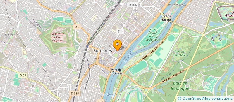 localisation de l'entreprise BOULANGERIE CHEZ CHRISTOPHE à SURESNES
