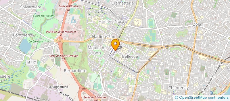 localisation de l'entreprise BOULANGERIE CLEMENCEAU à NANTES