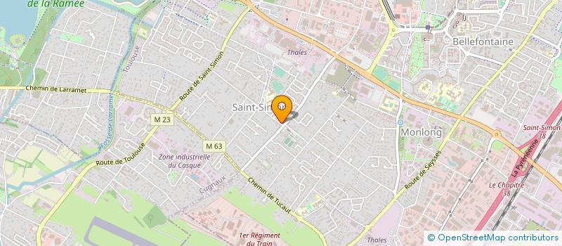 localisation de l'entreprise BOULANGERIE-CONFISERIE MENDEZ à TOULOUSE