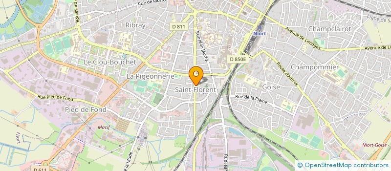localisation de l'entreprise BOULANGERIE CREPIN à NIORT