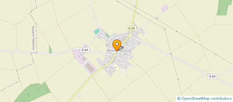 localisation de l'entreprise BOULANGERIE CYLNY  BEINE-NAUROY