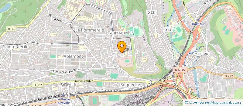 localisation de l'entreprise BOULANGERIE D'APLEMONT à LE HAVRE