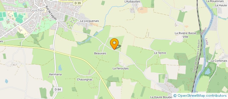 localisation de l'entreprise BOULANGERIE DANIEL HINGANT  MONTFORT-SUR-MEU