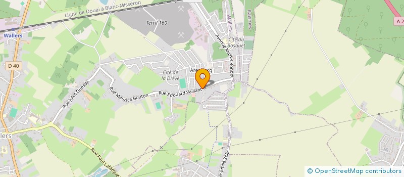 localisation de l'entreprise BOULANGERIE DANIEL & SEVERINE WACHE  WALLERS