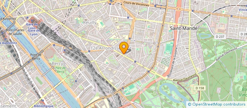 localisation de l'entreprise BOULANGERIE DAUMESNIL  PARIS