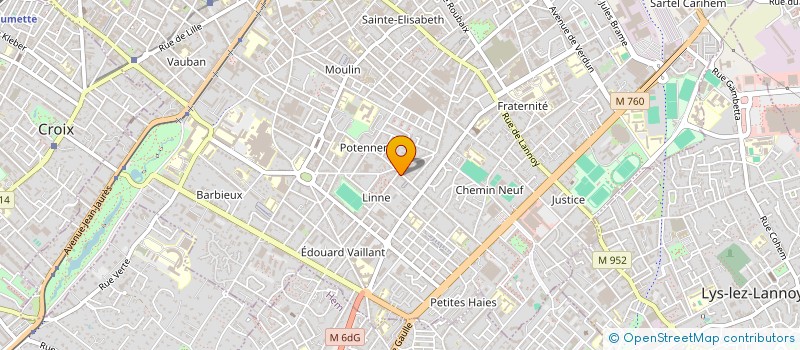 localisation de l'entreprise BOULANGERIE DE CARTHAGE à ROUBAIX