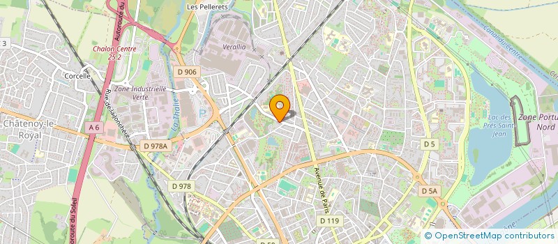 localisation de l'entreprise BOULANGERIE DE CHALON  CHALON-SUR-SAONE