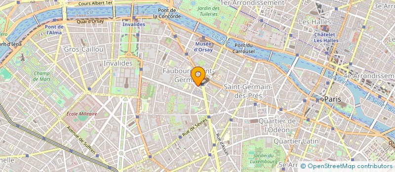 localisation de l'entreprise BOULANGERIE DE GRENELLE à PARIS