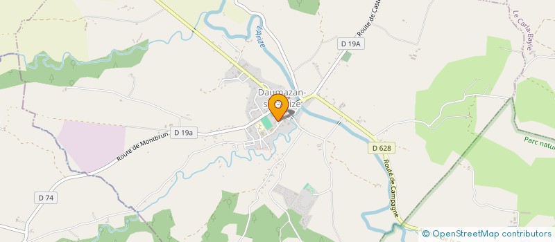 localisation de l'entreprise BOULANGERIE DE L ARIZE à DAUMAZAN-SUR-ARIZE