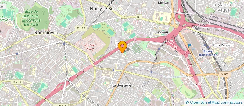 localisation de l'entreprise BOULANGERIE DE L'AVENIR à NOISY-LE-SEC