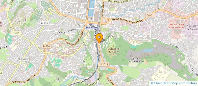 localisation de l'entreprise BOULANGERIE DE L'AVENUE  CHERBOURG-EN-COTENTIN