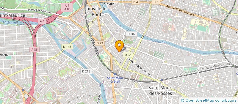 localisation de l'entreprise BOULANGERIE DE L'ECOLE à SAINT-MAUR-DES-FOSSES