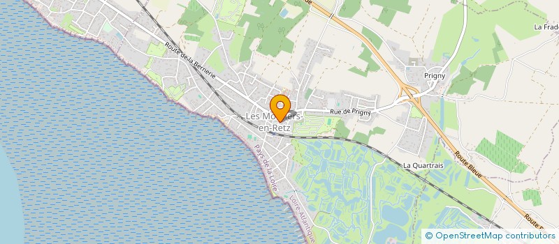 localisation de l'entreprise BOULANGERIE DE L'EGLISE MADAME - BEM  LES MOUTIERS-EN-RETZ