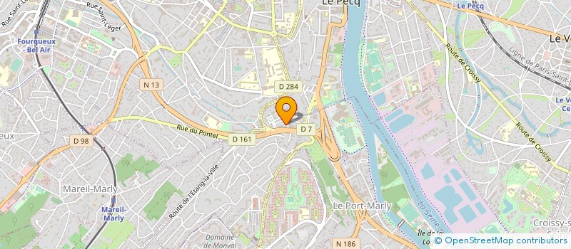 localisation de l'entreprise BOULANGERIE DE L'ERMITAGE  LE PECQ