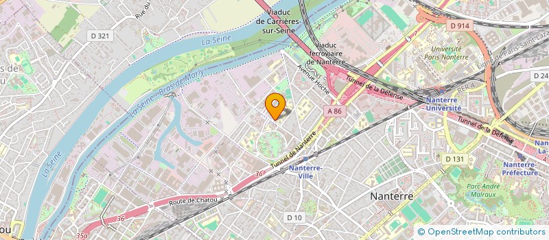 localisation de l'entreprise BOULANGERIE DE L'ILE  NANTERRE