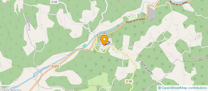 localisation de l'entreprise BOULANGERIE DE LA BASTIDE - FONTVIELLE  MONTCABRIER