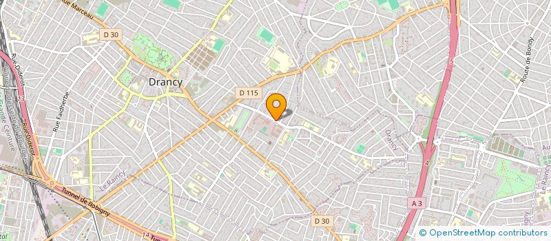 localisation de l'entreprise BOULANGERIE DE LA CASERNE à DRANCY