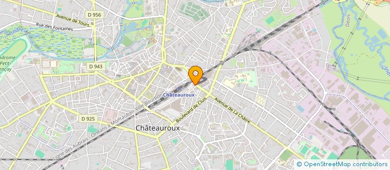 localisation de l'entreprise BOULANGERIE DE LA CHATRE à CHATEAUROUX