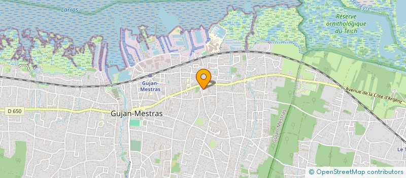 localisation de l'entreprise BOULANGERIE DE LA CLAIRE à GUJAN-MESTRAS