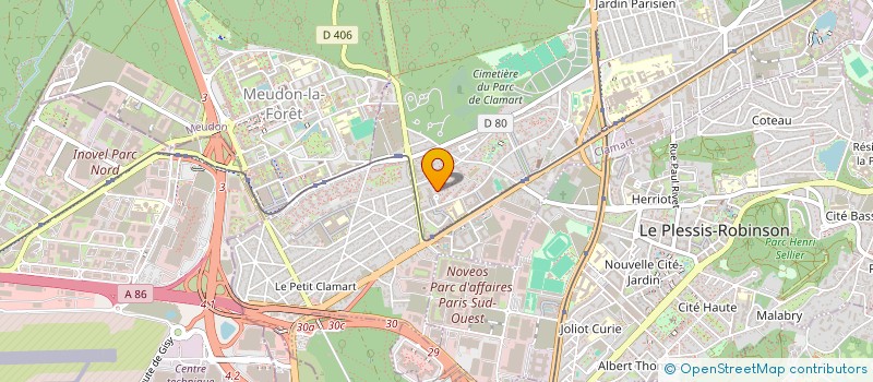 localisation de l'entreprise BOULANGERIE DE LA FONTAINEE à CLAMART