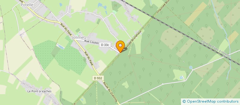 localisation de l'entreprise BOULANGERIE DE LA FORET  JOLIMETZ