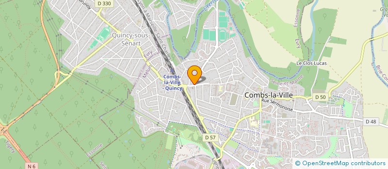 localisation de l'entreprise BOULANGERIE DE LA GARE  COMBS-LA-VILLE