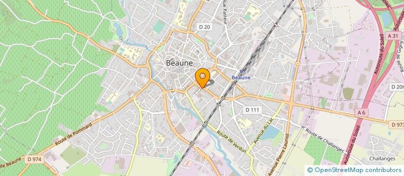localisation de l'entreprise BOULANGERIE DE LA MADELEINE à BEAUNE